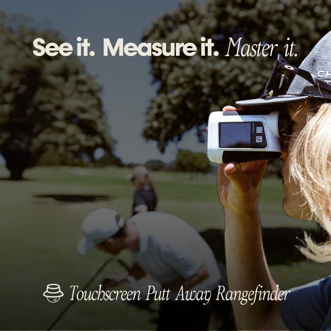 THE PUTT AWAY RANGEFINDER – TOUCHSCREEN & VOICE CONTROL (650M)