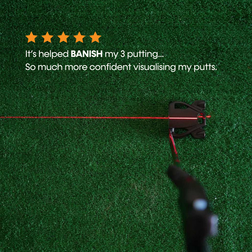 THE BIRDIE EYE PUTTING LASER - #1 TOOL IN GOLF.
