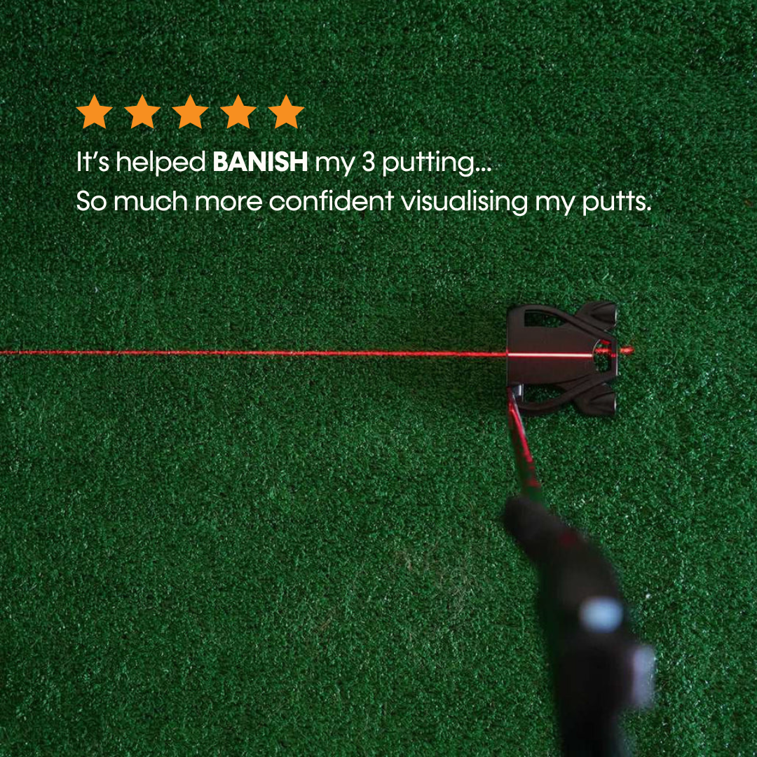 THE BIRDIE EYE PUTTING LASER - #1 TOOL IN GOLF.